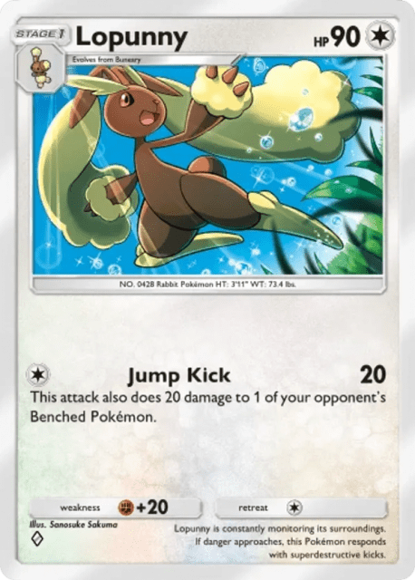 Lopunny (138) — Space-Time Smackdown