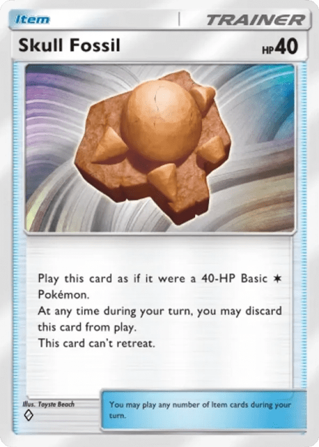 Skull Fossil (144) — Space-Time Smackdown