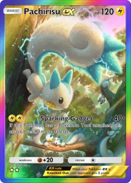 Pachirisu ex (198) — Space-Time Smackdown