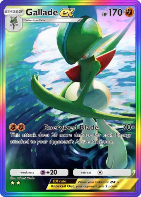 Gallade ex (200) — Space-Time Smackdown