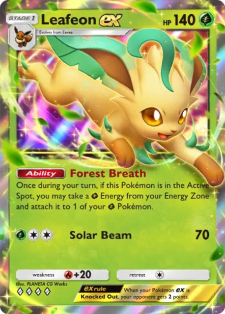 Leafeon ex (10) — Triumphant Light