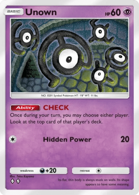 Unown (34) — Triumphant Light