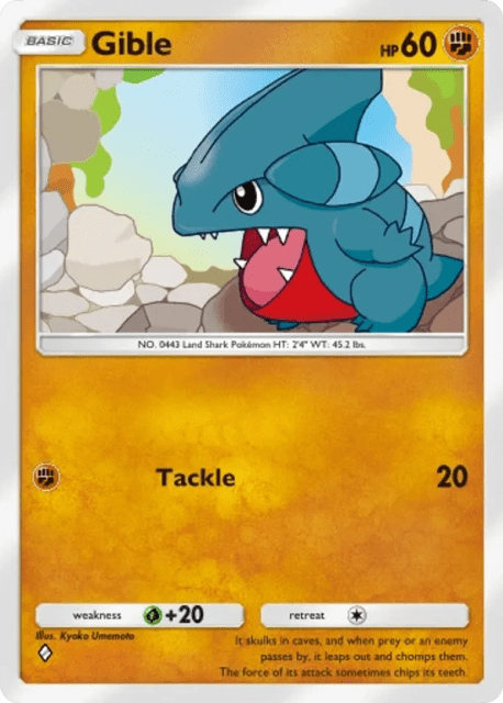 Gible (45) — Triumphant Light