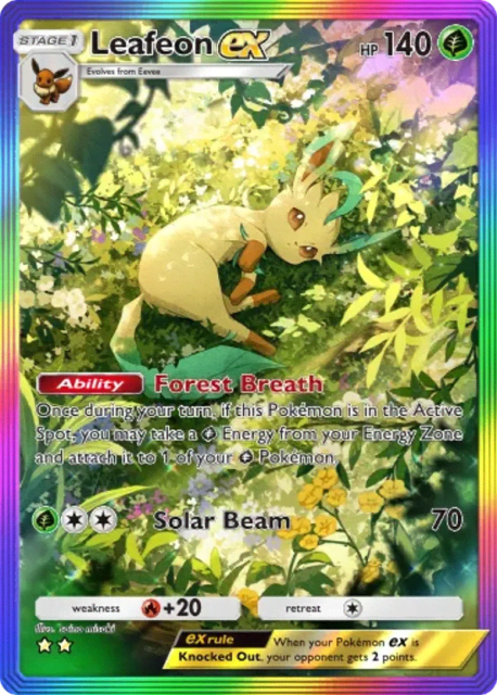 Leafeon ex (91) — Triumphant Light