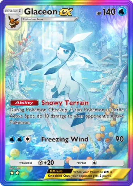 Glaceon ex (92) — Triumphant Light