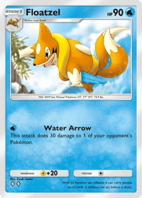 Floatzel (17) — Shining Revelry