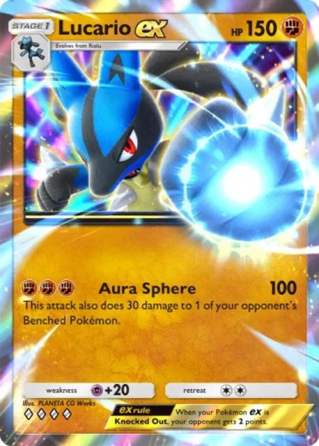 Lucario ex (43) — Shining Revelry
