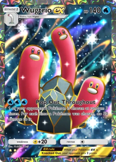 Wugtrio ex (81) — Shining Revelry