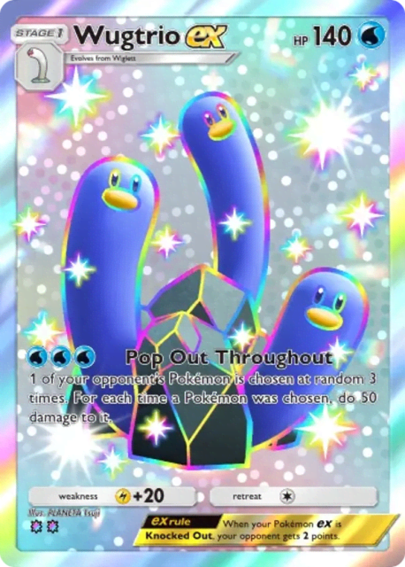 Wugtrio ex (109) — Shining Revelry