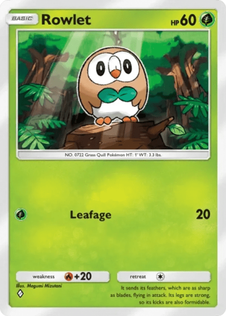 Rowlet (9) — Celestial Guardians