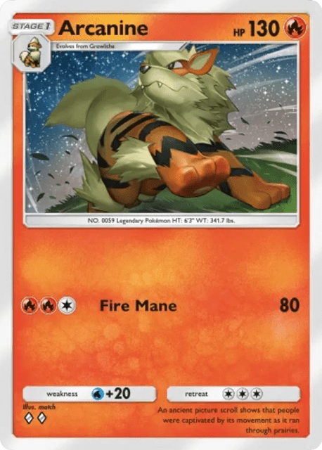 Arcanine (26) — Celestial Guardians