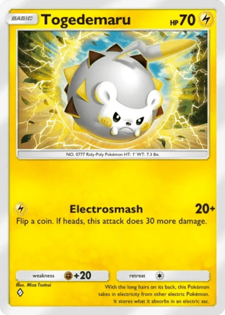 Togedemaru (67) — Celestial Guardians