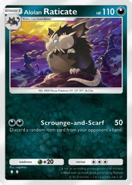 Alolan Raticate (107) — Celestial Guardians