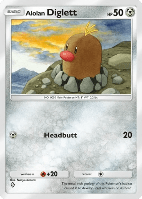 Alolan Diglett (117) — Celestial Guardians