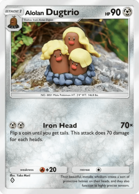 Alolan Dugtrio (118) — Celestial Guardians