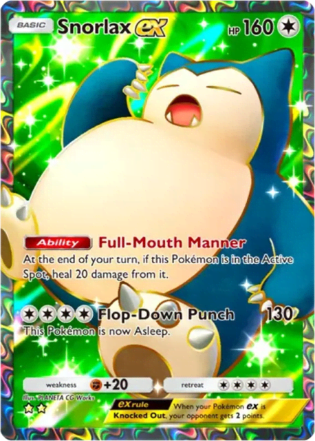Snorlax ex (84) — Eevee Grove