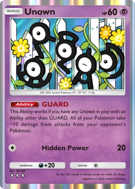 Unown (84) — Wisdom of Sea and Sky