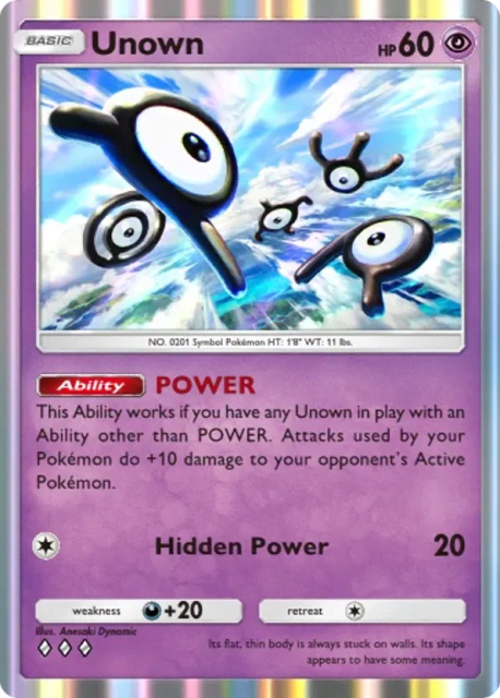 Unown (85) — Wisdom of Sea and Sky