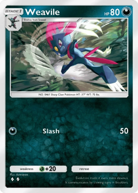 Weavile (116) — Wisdom of Sea and Sky