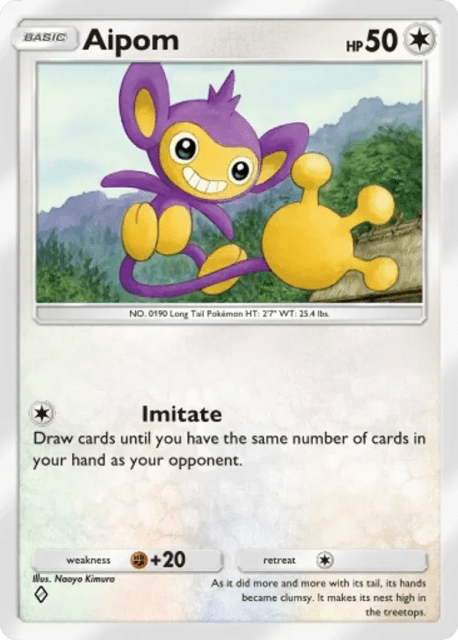 Aipom (142) — Wisdom of Sea and Sky