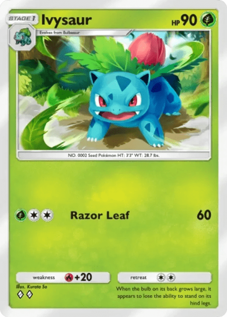 Ivysaur (3) — Deluxe Pack ex