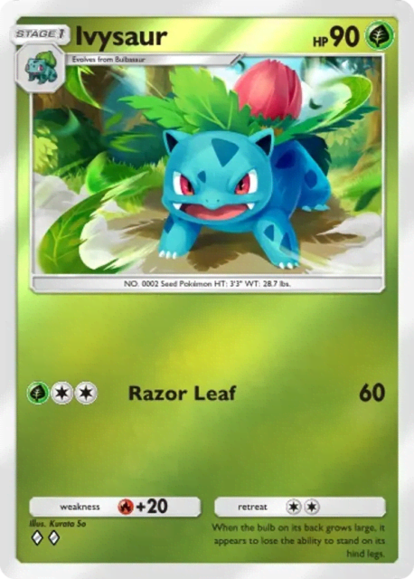 Ivysaur (4) — Deluxe Pack ex