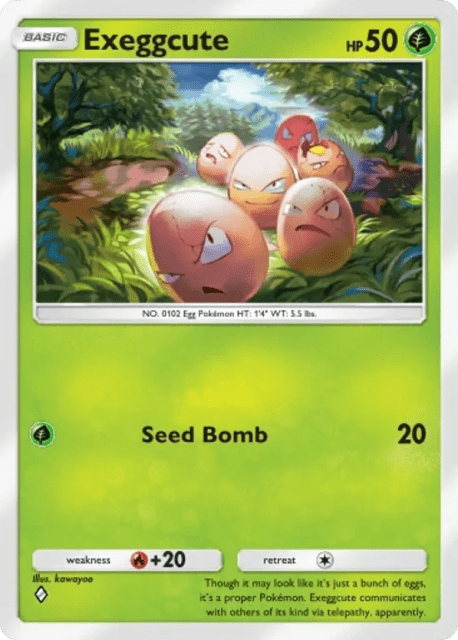 Exeggcute (11) — Deluxe Pack ex