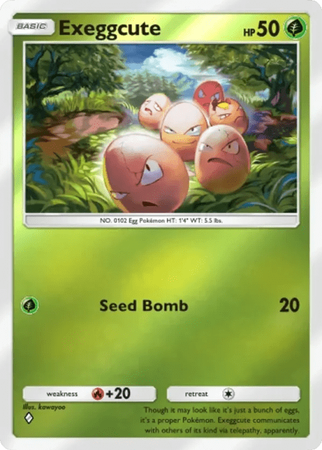 Exeggcute (12) — Deluxe Pack ex