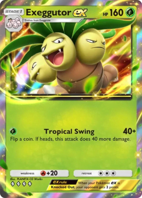 Exeggutor ex (13) — Deluxe Pack ex