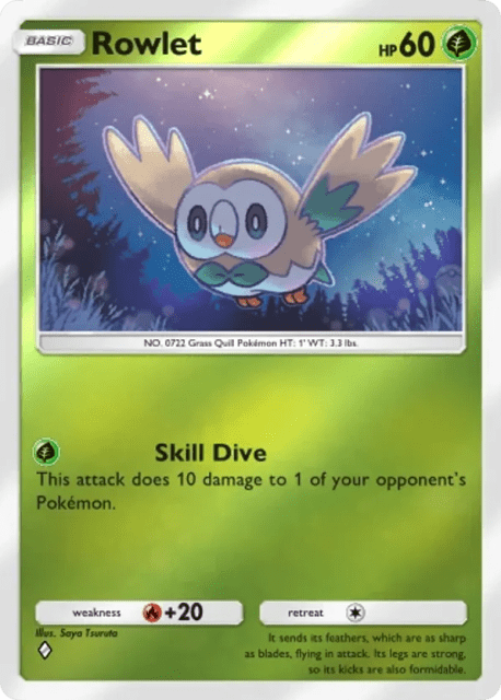 Rowlet (39) — Deluxe Pack ex