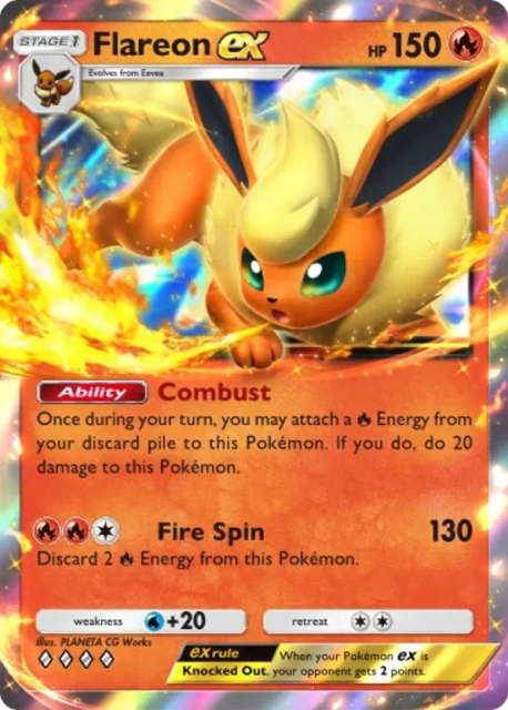 Flareon ex (66) — Deluxe Pack ex