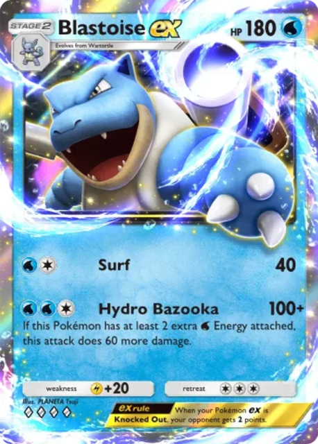 Blastoise ex (87) — Deluxe Pack ex