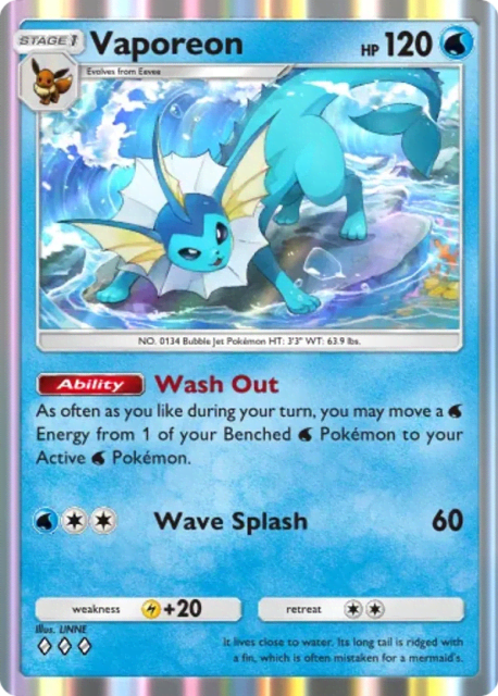 Vaporeon (99) — Deluxe Pack ex