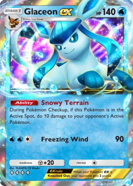 Glaceon ex (106) — Deluxe Pack ex