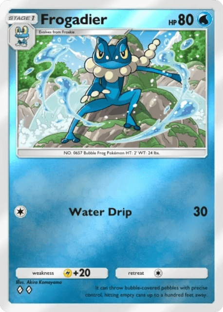 Frogadier (113) — Deluxe Pack ex