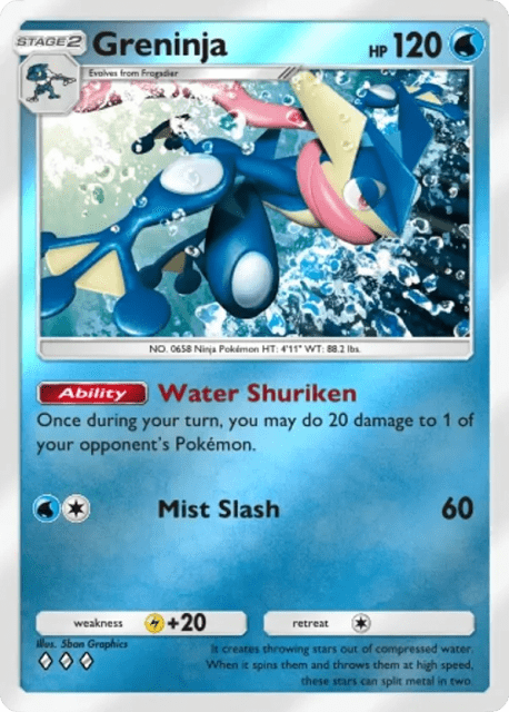 Greninja (115) — Deluxe Pack ex