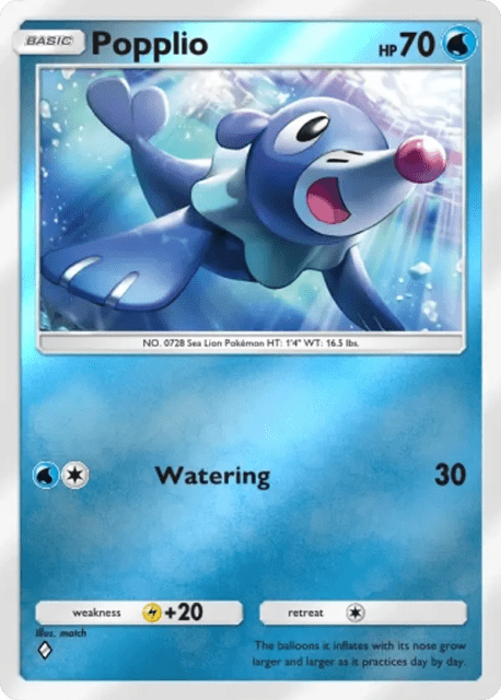 Popplio (117) — Deluxe Pack ex