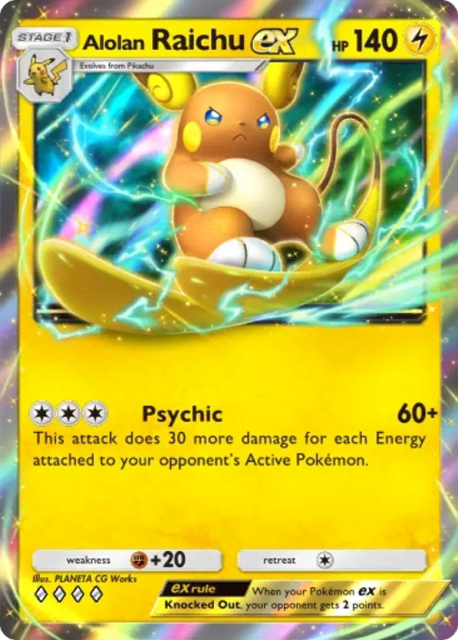 Alolan Raichu ex (130) — Deluxe Pack ex