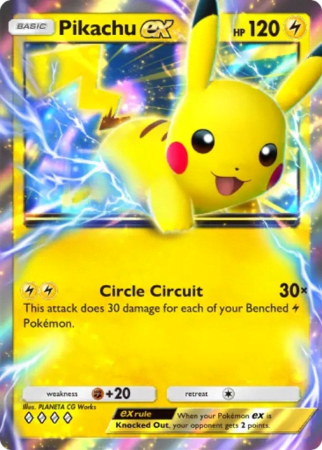Pikachu ex (131) — Deluxe Pack ex