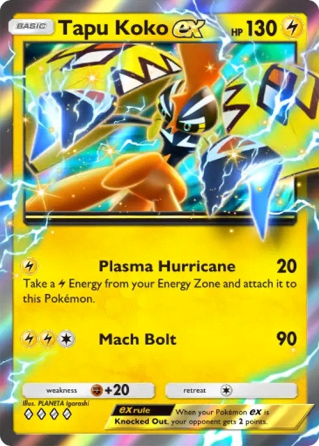 Tapu Koko ex (148) — Deluxe Pack ex