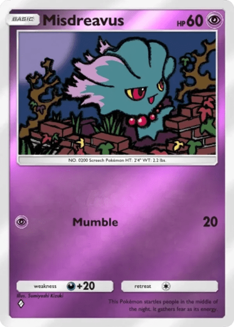 Misdreavus (162) — Deluxe Pack ex