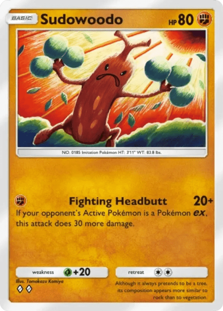 Sudowoodo (198) — Deluxe Pack ex