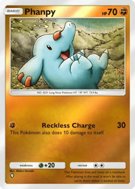 Phanpy (201) — Deluxe Pack ex