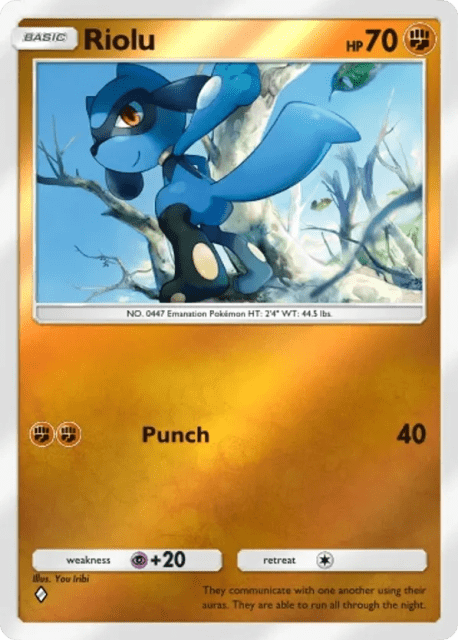 Riolu (211) — Deluxe Pack ex