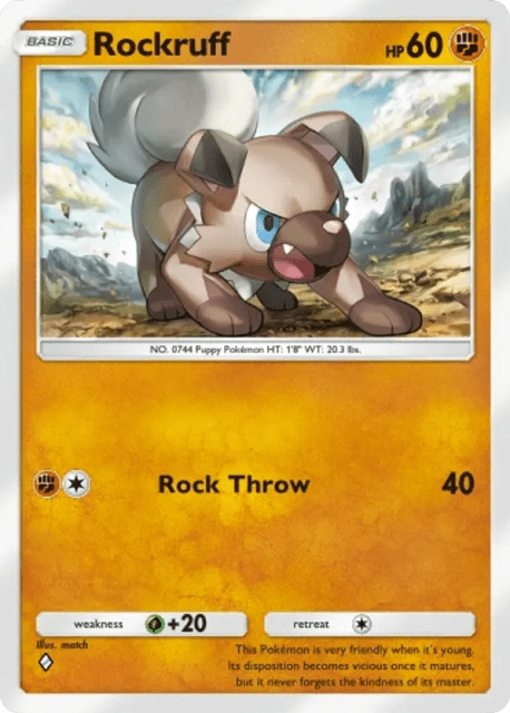 Rockruff (220) — Deluxe Pack ex