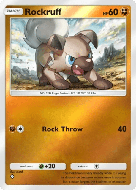 Rockruff (221) — Deluxe Pack ex