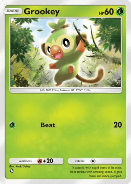 Grookey (25) — Mega Rising