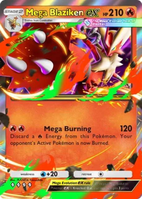 Mega Blaziken ex (36) — Mega Rising