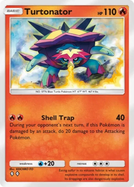 Turtonator (47) — Mega Rising