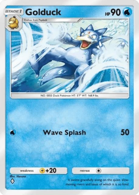 Golduck (49) — Mega Rising